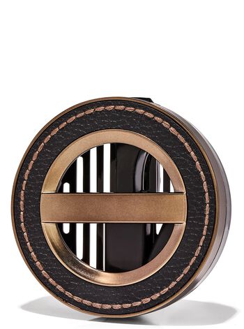 Kẹp Giữ Nước Hoa Ô Tô Leather Stitched Car Fragrance Holder Kẹp Nước Hoa Xe Hơi