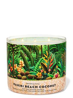 Nến 3 Bấc Waikiki Beach Coconut 3-Wick Candle