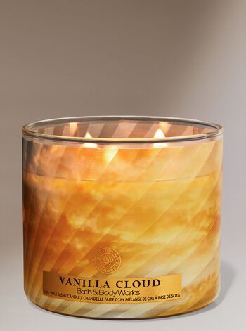 Nến 3 Bấc Vanilla Cloud 3-Wick Candle Nến 3 Bấc