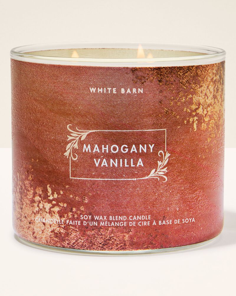 Nến 3 Bấc Mahogany Vanilla 3-Wick Candle 3-Wick Candle