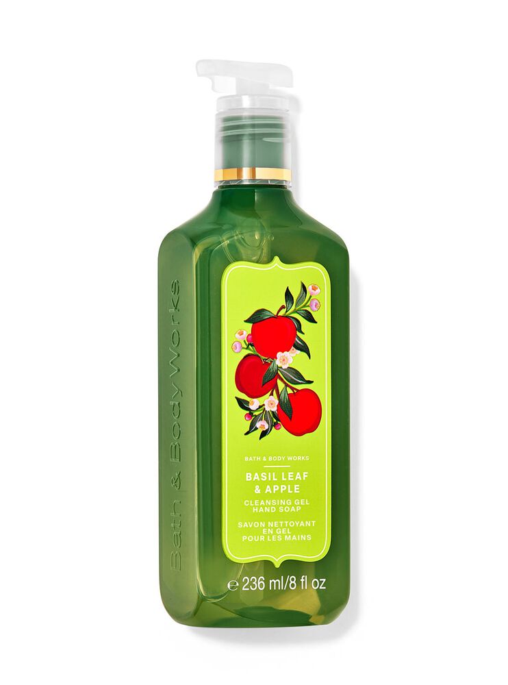 Nước Rửa Tay Dạng Gel Basil Leaf & Apple Gel Hand Soap Nước Rửa Tay Dạng Gel