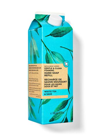 White Tea & Sage Gentle & Clean Foaming Refill Lõi xà phòng tạo bọt nhẹ dịu & sạch