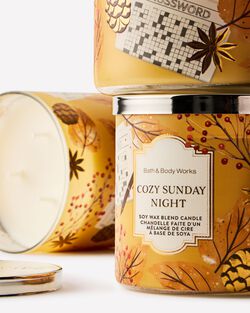 Nến 3 Bấc Cozy Sunday Night 3-Wick Candle image number null