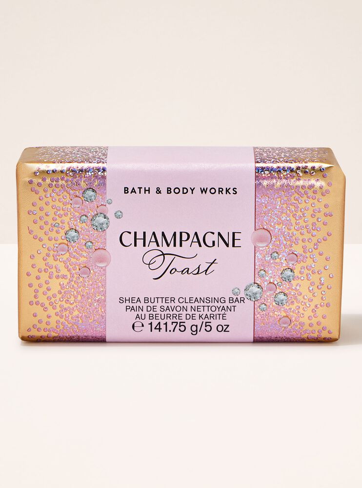 X&agrave; Ph&ograve;ng Cục Champagne Toast Shea Butter Cleansing Bar Shea Butter Cleansing Bar