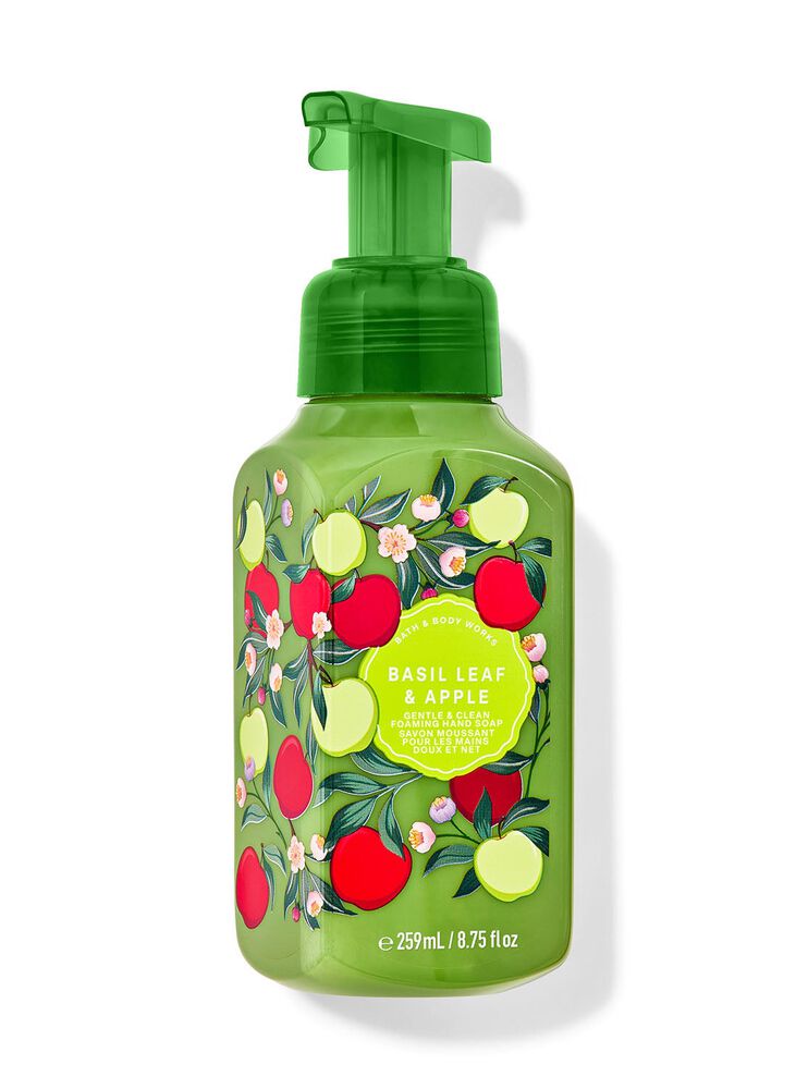 Nước Rửa Tay Tạo Bọt   Basil Leaf & Apple Foaming Hand Soap Nước Rửa Tay Tạo Bọt