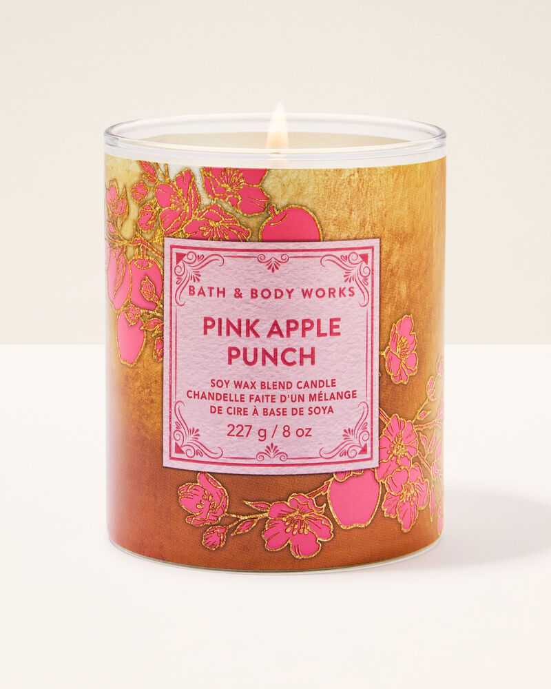 Nến 1 Bấc Pink Apple Punch Single Wick Candle Single Wick Candle