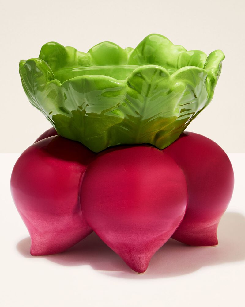 Beet Pedestal 3-Wick Candle Holder 3-Wick Candle Holder