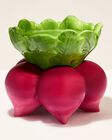 Beet Pedestal 3-Wick Candle Holder image number null
