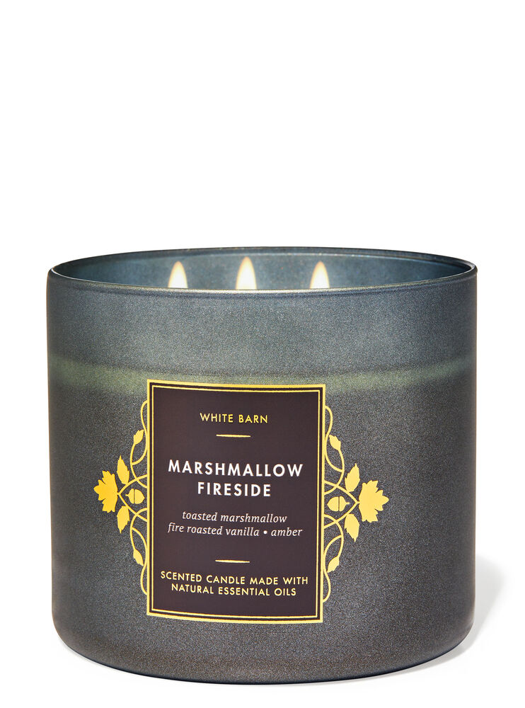 Marshmallow Fireside 3-Wick Candle Nến 3 tim