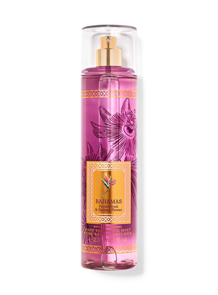 Xịt Thơm Cao Cấp Bahamas Passionfruit & Banana Flower Fine Fragrance Mist Xịt Thơm Cơ Thể