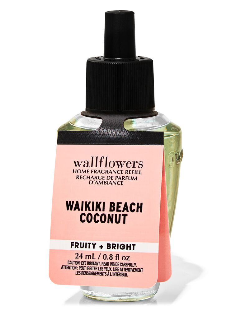 Tinh Dầu X&ocirc;ng Ph&ograve;ng Waikiki Beach Coconut Wallflowers Fragrance Refill Tinh Dầu X&ocirc;ng Ph&ograve;ng