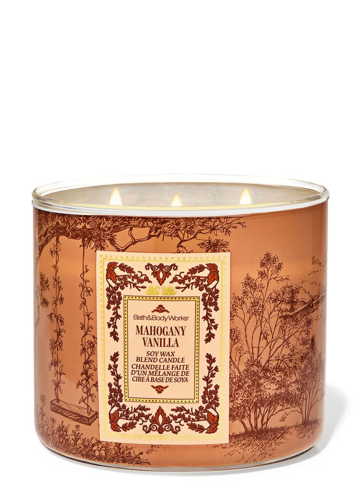 Mahogany Vanilla 3-Wick Candle 3-Wick Candle