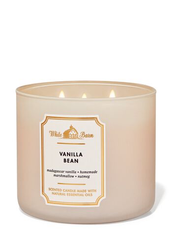 Nến 3 tim Vanilla Bean 3-Wick Candle Nến 3 Bấc