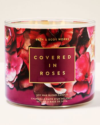 Nến 3 Bấc Covered In Roses 3-Wick Candle 3-Wick Candle