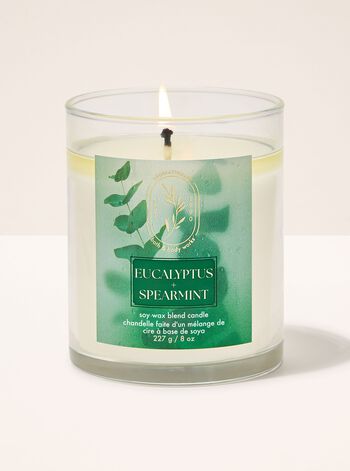 Nến 1 Bấc  Eucalyptus Spearmint Single Wick Candle Single Wick Candle