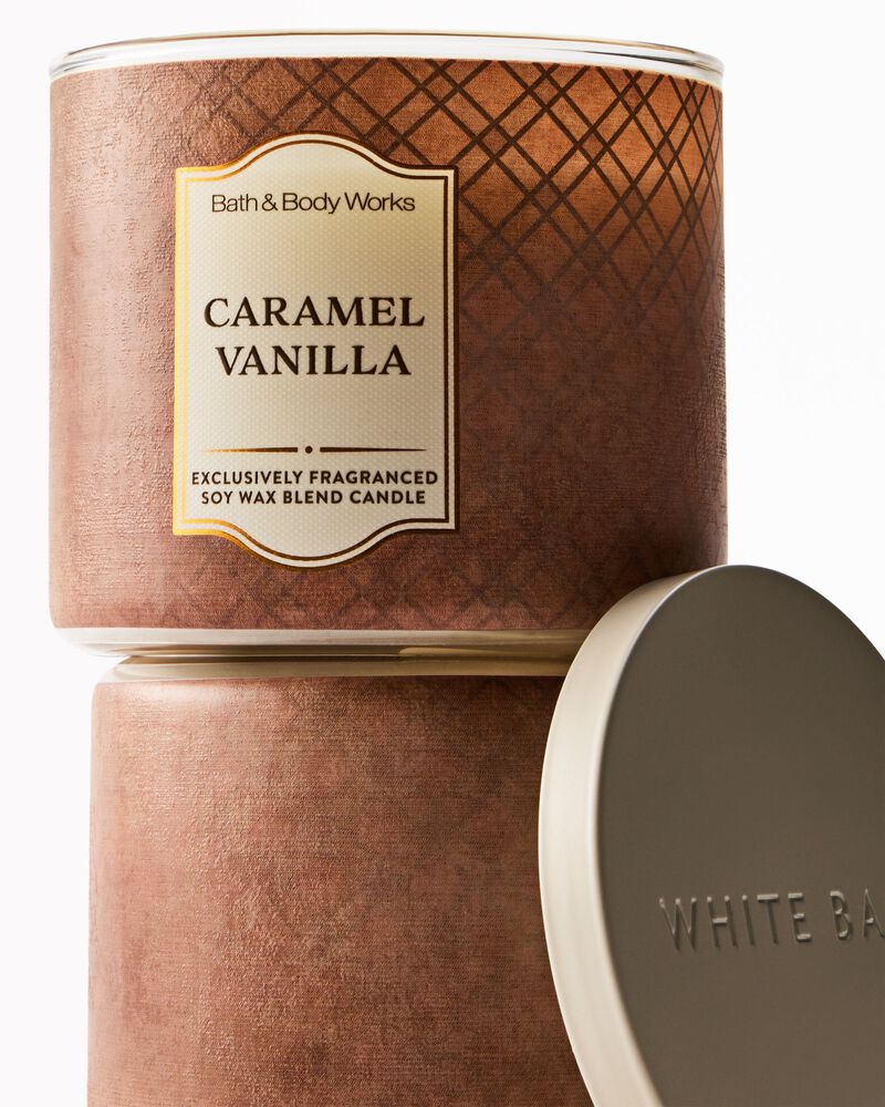 Nến 3 Bấc Caramel Vanilla 3-Wick Candle 3-Wick Candle