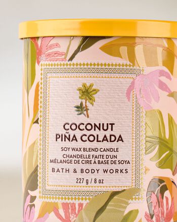 Nến 1 Bấc Coconut Pi&ntilde;a Colada Single Wick Candle Single Wick Candle