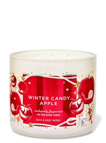 Nến 3 Bấc Winter Candy Apple 3-Wick Candle Nến 3 Bấc