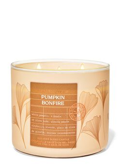 Nến 3 Bấc Pumpkin Bonfire 3-Wick Candle