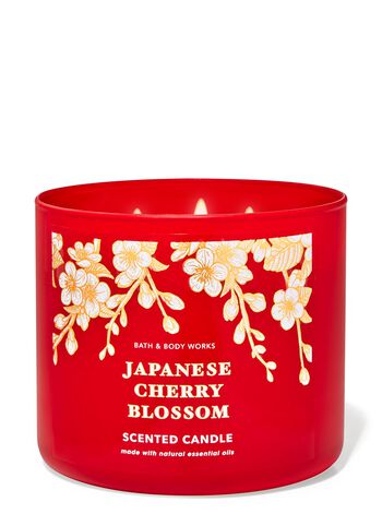 Nến 3 Bấc Japanese Cherry Blossom 3-Wick Candle Nến 3 Bấc