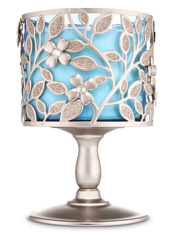 Dogwood Pedestal 3-Wick Candle Holder Giá Đỡ Nến 3 Bấc  3-Wick Candle Holder