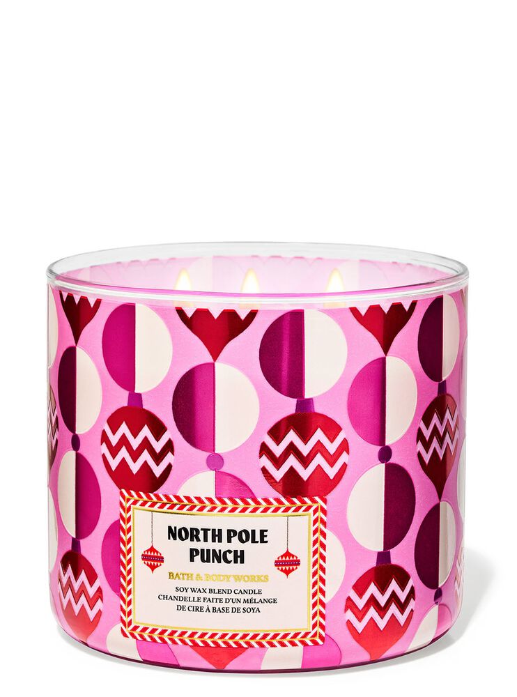 Nến 3 Bấc North Pole Punch 3-Wick Candle Nến 3 Bấc