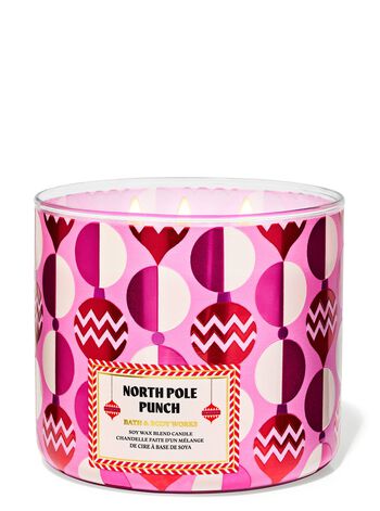 Nến 3 Bấc North Pole Punch 3-Wick Candle Nến 3 Bấc