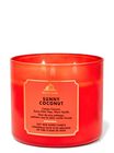 Nến 3 Bấc Sunny Coconut 3-Wick Candle image number null