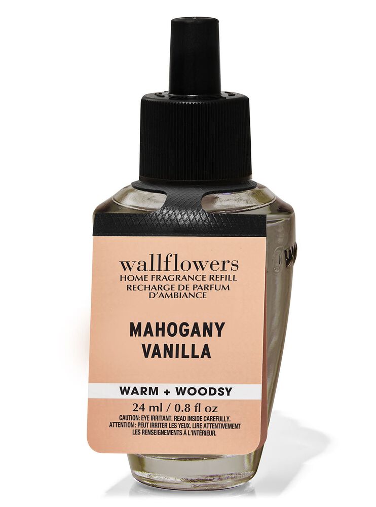 Tinh Dầu X&ocirc;ng Ph&ograve;ng Mahogany Vanilla Wallflowers Fragrance Refill Tinh Dầu X&ocirc;ng Ph&ograve;ng