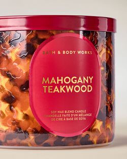 Nến 3 Bấc Mahogany Teakwood 3-Wick Candle image number null