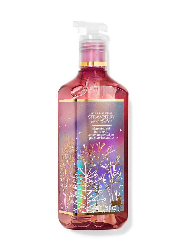 Strawberry Snowflakes Cleansing Gel Hand Soap Nước Rửa Tay Dạng Gel Làm Sạch