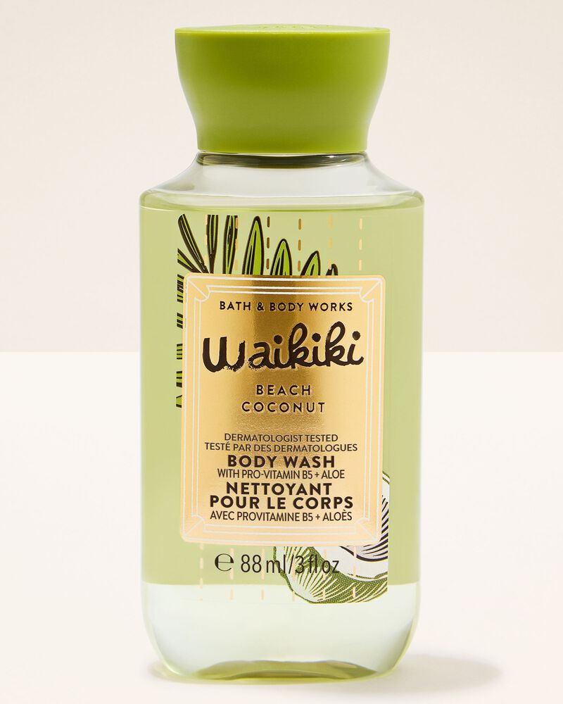 Sữa Tắm Mini Size Waikiki Beach Coconut Travel Size Body Wash Travel Size Body Wash
