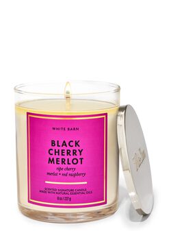 Nến 1 Bấc Black Cherry Merlot Single Wick Candle
