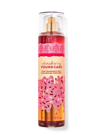 Xịt Thơm Cao Cấp Strawberry Pound Cake Fine Fragrance Mist Xịt Thơm Cơ Thể