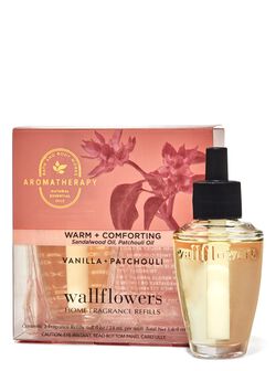 Tinh Dầu X&ocirc;ng Ph&ograve;ng (bộ 2 c&aacute;i) Vanilla Patchouli Wallflowers Fragrance Refills, 2-Pack