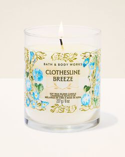 Nến 1 Bấc Clothesline Breeze Single Wick Candle image number null