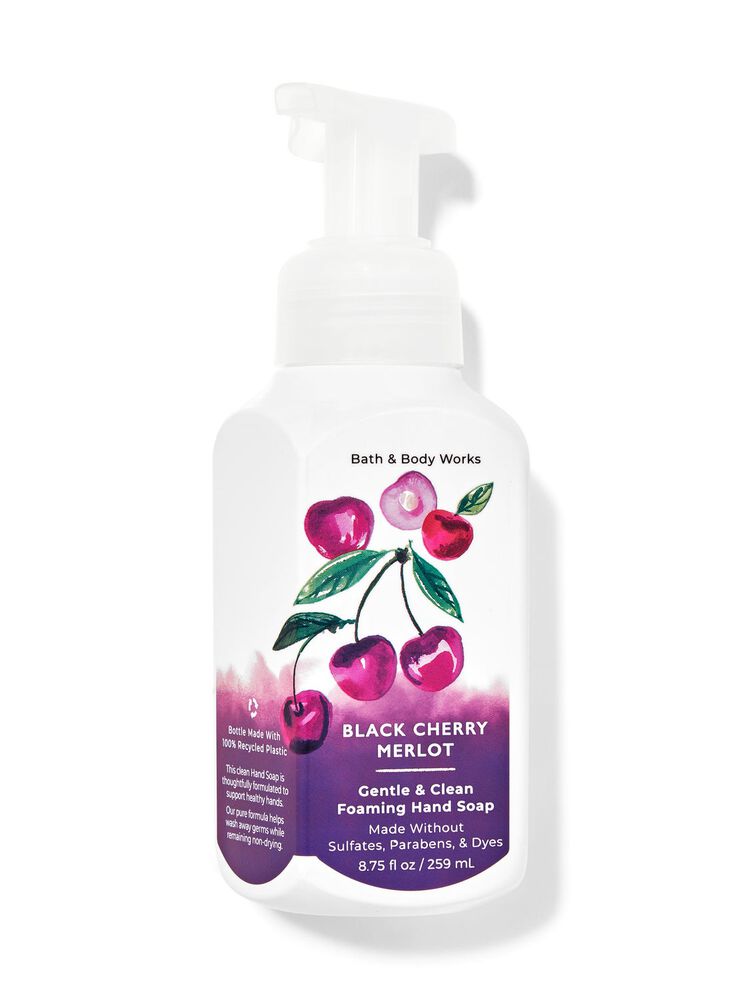 Nước Rửa Tay Tạo Bọt L&agrave;m Sạch & Dịu Nhẹ Black Cherry Merlot Gentle & Clean Foaming Hand Soap Nước Rửa Tay Tạo Bọt