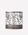 Đế Nến 3 Bấc Glow-in-the-Dark Dancing Skeleton 3-Wick Candle Holder image number null