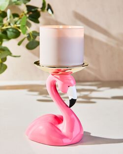Đế Nến 3 Bấc Flamingo Head 3-Wick Candle Holder image number null