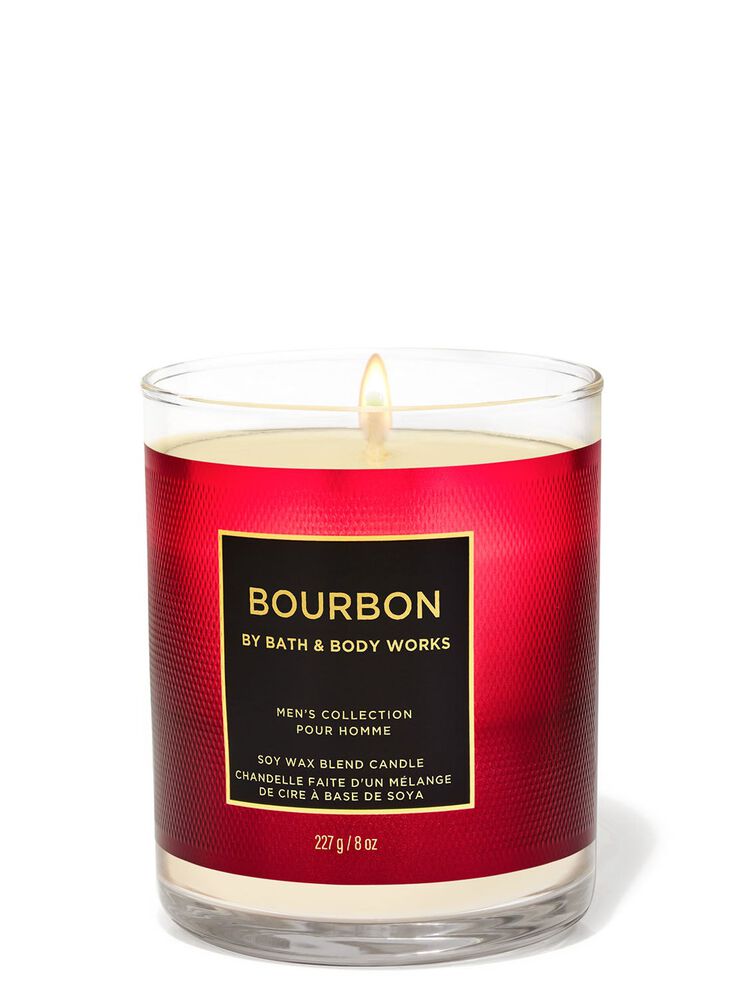 Nến 1 Bấc Bourbon Single Wick Candle Nến 1 Bấc