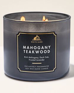 Nến 3 Bấc Mahogany Teakwood 3-Wick Candle image number null