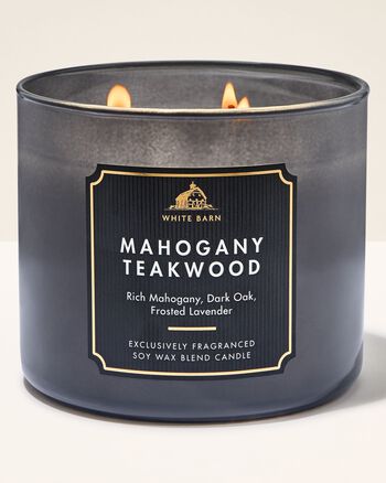 Nến 3 Bấc Mahogany Teakwood 3-Wick Candle 3-Wick Candle