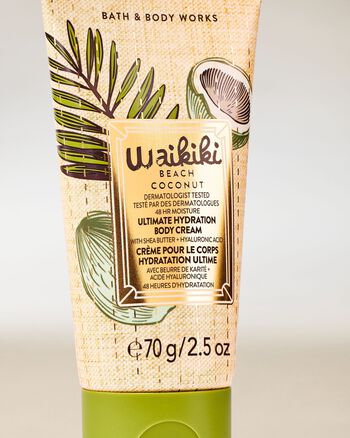 Kem Dưỡng Thể Mini Size Waikiki Beach Coconut Travel Size Ultimate Hydration Body Cream Travel Size Ultimate Hydration Body Cream