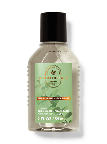 Eucalyptus Spearmint Travel Size Body Wash and Foam Bath Sữa tắm tạo bọt mini