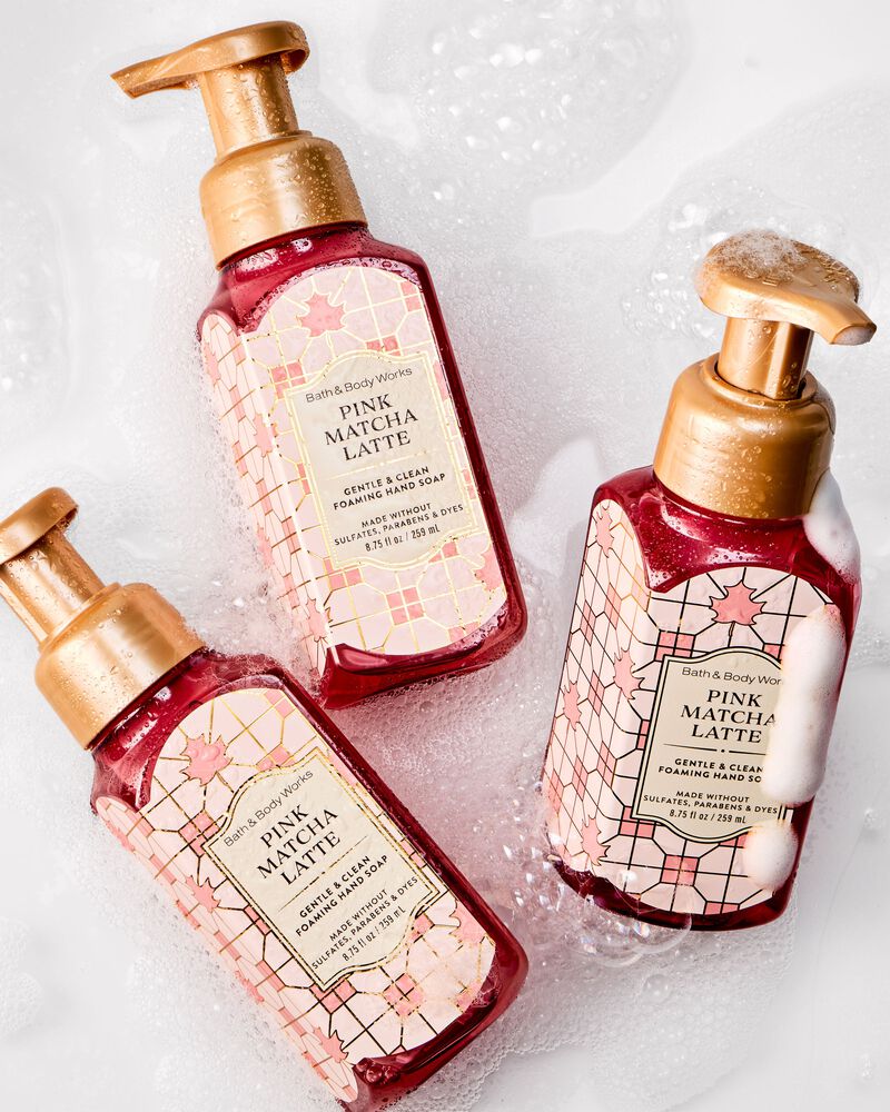 Nước Rửa Tay Tạo Bọt L&agrave;m Sạch & Dịu Nhẹ Pink Matcha Latte Gentle & Clean Foaming Hand Soap Gentle & Clean Foaming Hand Soap