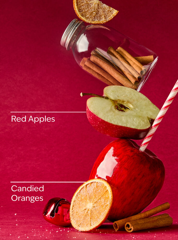 Nến 3 Bấc Winter Candy Apple 3-Wick Candle Nến 3 Bấc
