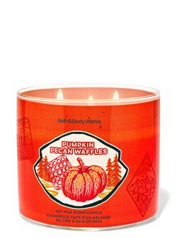 Nến 3 Bấc Pumpkin Pecan Waffles 3-Wick Candle