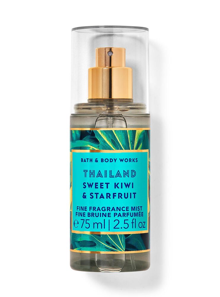 Xịt Thơm Cao Cấp Mini Size Thailand Sweet Kiwi & Starfruit Travel Size Fine Fragrance Mist Xịt Thơm Cơ Thể
