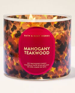 Nến 3 Bấc Mahogany Teakwood 3-Wick Candle image number null