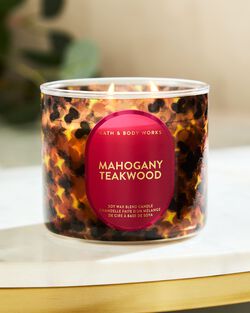 Nến 3 Bấc Mahogany Teakwood 3-Wick Candle image number null